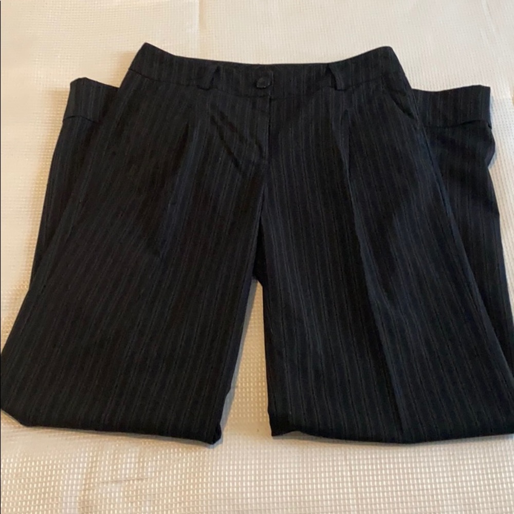 Black Striped New York & Company Pants